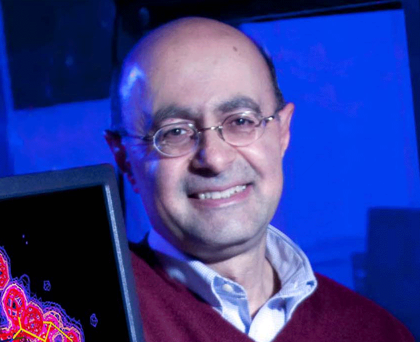 Dr. Abbas Ourmazd, UWM Distinguished Professor of Physics Portrait of Dr. Abbas Ourmazd